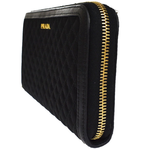 Prada Tessuto Quiltin Long Zipper #80334P39B - Picture 2 of 15